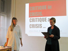 Lecture by Jelena Vesić