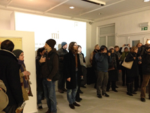 Opening of the exhibition Words as Colours, Colours
as Words at Vodnikova domačija Gallery