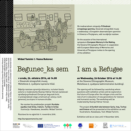 Invitation card I am a Refugee