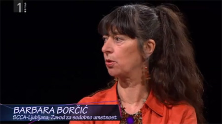 Barbara Borčić v oddaji Panoptikum