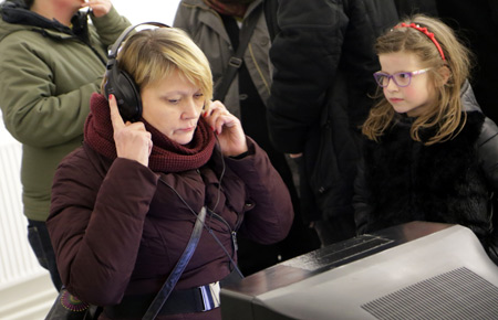 Otvoritev razstave Besede kot barve, barve kot besede, galerija Vodnikova domačija Šiška, foto: Sunčan Stone