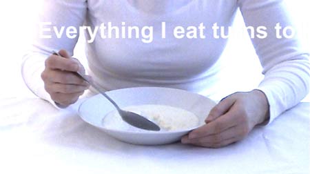 Vesna Bukovec, video from the series White Performances / Positive Affirmations (2010)