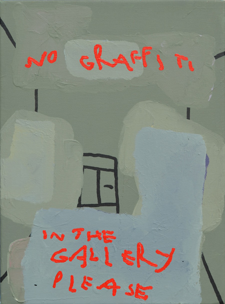 Leon Zuodar, No Graffiti In The Gallery Please, 2013