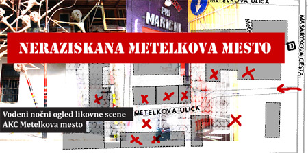 Voden ogled likovne scene AKC Metelkova mesto