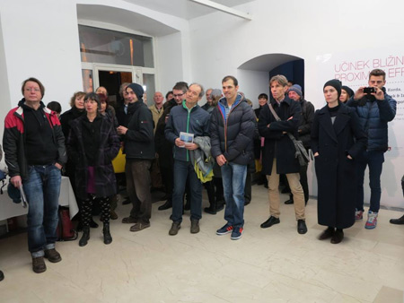 Proximity Effect, exhibition opening at Vžigalica gallery. Photo: Vžigalica Gallery (MGML) archive