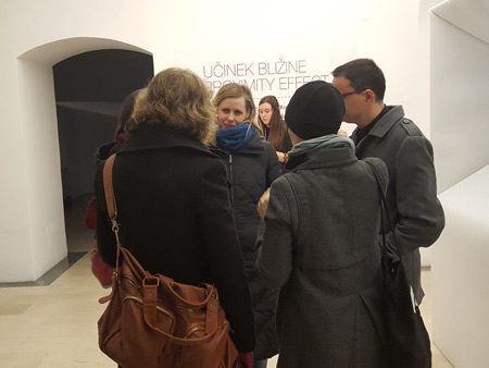 Proximity Effect, exhibition opening at Vžigalica gallery. Photo: Scca-Ljubljana archive