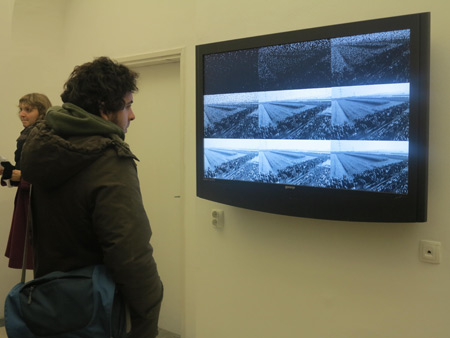 Opening of the exhibition by Jasna Hribernik and Nataša Prosenc Stearns in Vžigalica Gallery