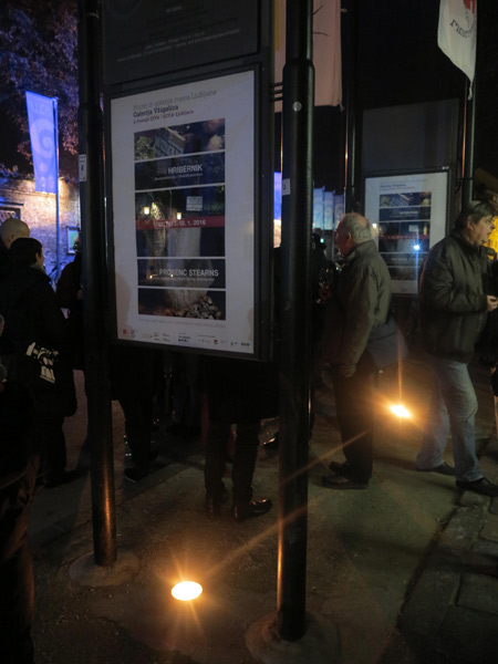 Opening of the exhibition by Jasna Hribernik and Nataša Prosenc Stearns in Vžigalica Gallery