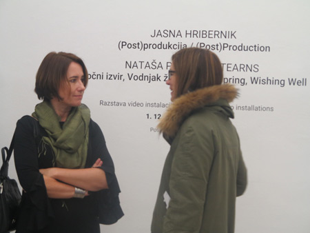 Otvoritev razstave Jasne Hribernik in Nataše Prosenc Stearns v Vžigalici