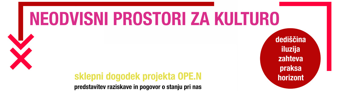 Neodvisni prostori za kulturo – dediščina, iluzija, zahteva, praksa, horizont
