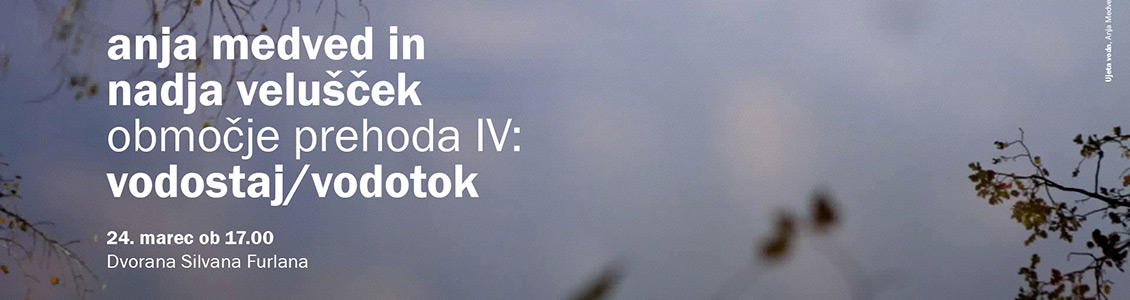 Anja Medved in Nadja Velušček: Območje prehoda IV: vodostaj / vodotok